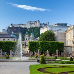 Stadt Salzburg mit der Festung Hohenwerfen